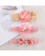 Korean Style Children's Elastic 3pc set Hairband  (ES2-4-5)