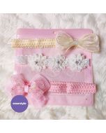 Gorgeous newborn hairband 3pc set (ES2-4-8)