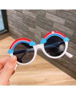 White shaded rainbow sunglass