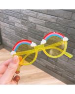 Yellow shaded rainbow sunglass