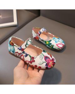 ES5-15-Printed Floral Sky Color Shoe