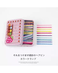 ES5-5-Multicolor bobby clip 100pc box