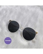 Creamy white color cat ear sunglass