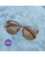 Cream color transparent polarized sunglass