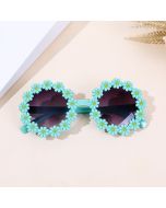 Green flower design baby sunglass ES5-18-2