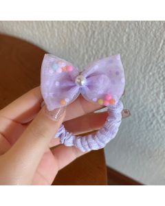 Cute candy-colored pearl bow hairband (ES1-20-3)