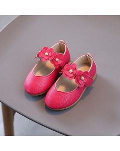 Rose red highly comfortable baby shoe