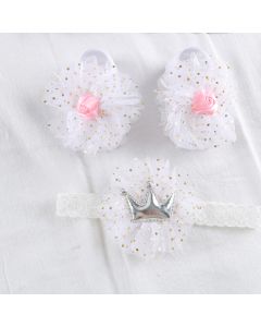 Korean version baby headband and socks gift set (ES2-5-6)