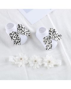 Korean version baby headband and socks gift set (ES2-5-7)