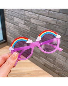 Purple shaded rainbow sunglass