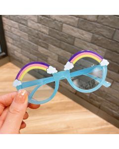 Blue shaded rainbow sunglass