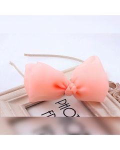 MFL819-3-Peachy pink color floral hair band