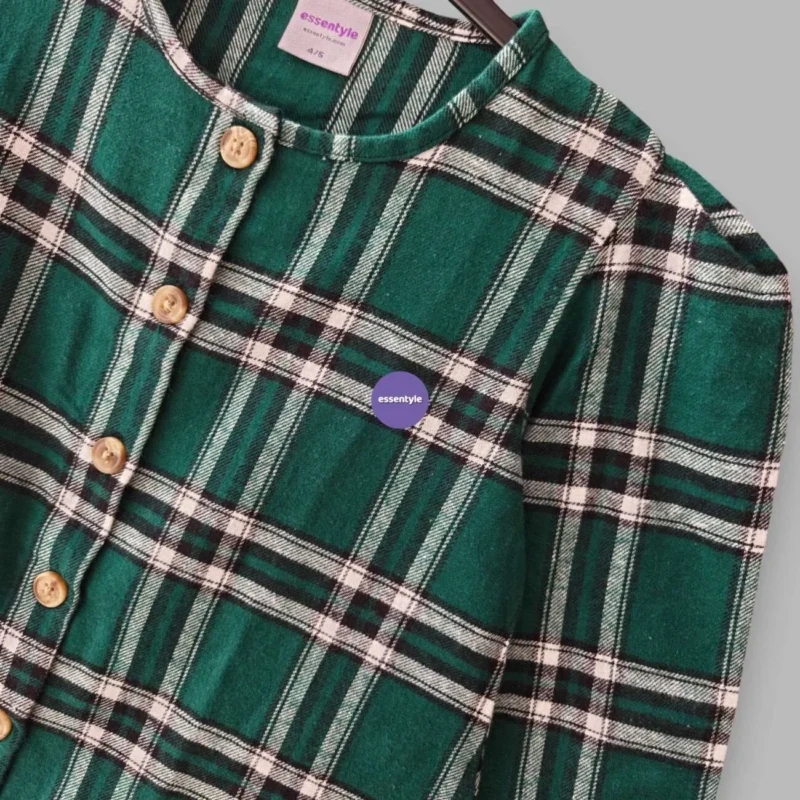 Cotton flannel winter top-set (2-12y) - Image 2