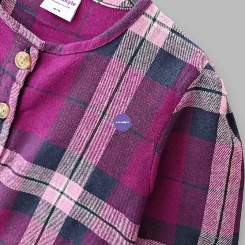 Cotton flannel winter top-set (2-12y) - Image 2