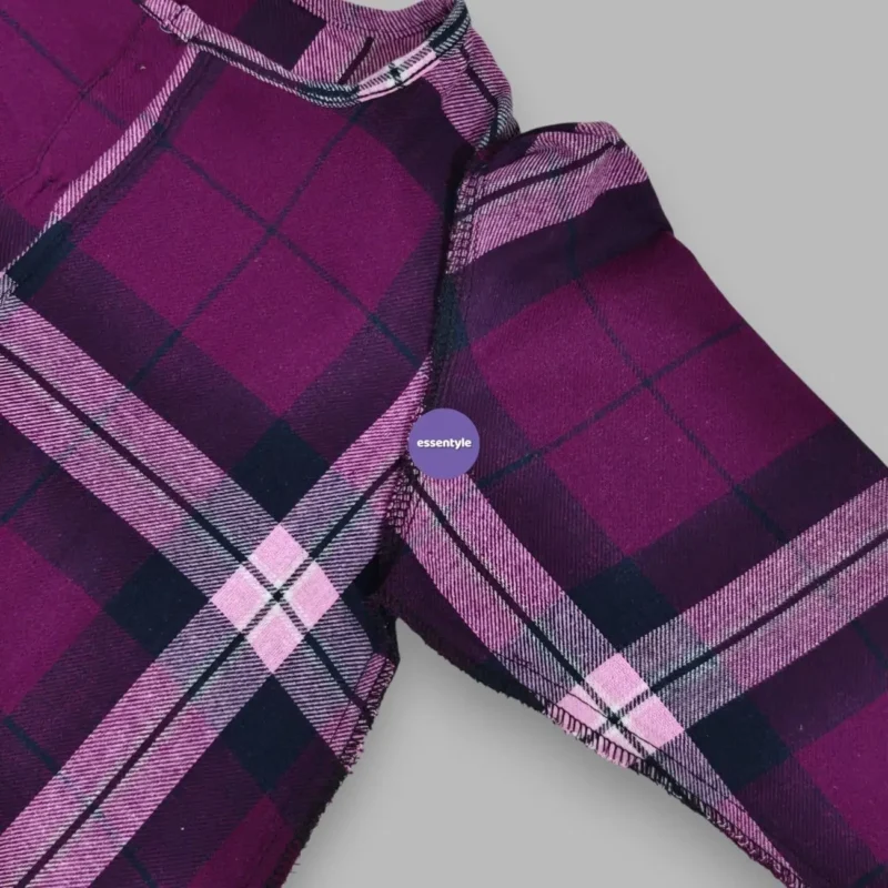 Cotton flannel winter top-set (2-12y) - Image 3