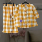 Cotton flannel winter top-set (2-12y)