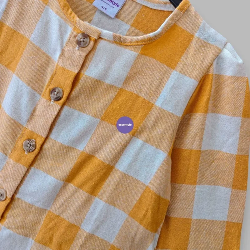 Cotton flannel winter top-set (2-12y) - Image 3
