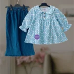Cotton flannel winter top-set (2-12y)