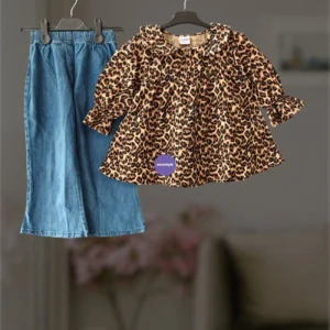 Cotton flannel winter top-set (2-12y)