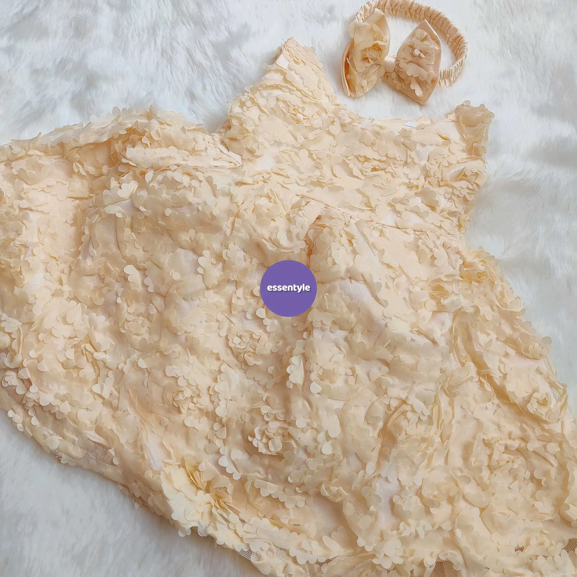 Imported Rose Party frock EI3-5-3