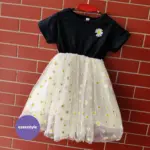 Daisy Semi Party Frock (Black) EI4-26