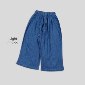 Girls Light Indigo Denim Pant (EP2T4)