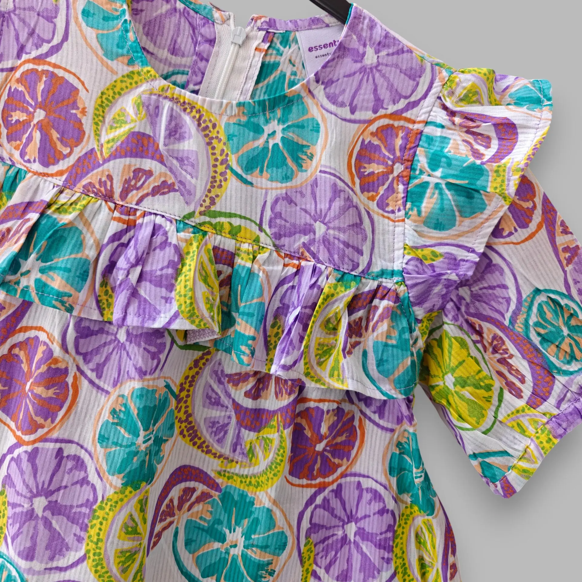 Purple cotton candy top-pant set E4T1 - Image 3