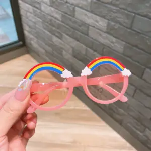 Deep pink shaded rainbow sunglass EI4-10-5