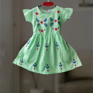 Mint pure cotton frock 2-12y E9T3