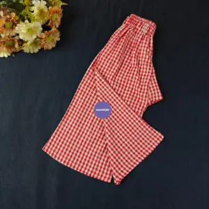 Red Check Cotton Pant EP3T2