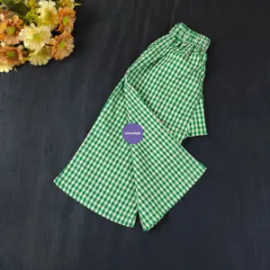 Green Check Cotton Pant EP3T4