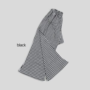 Black check cotton pant (EP3T6)