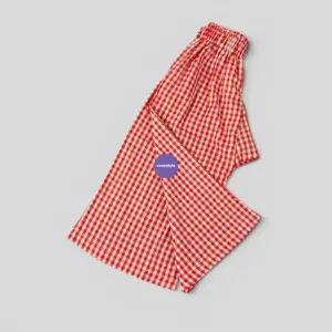Red Check Cotton Pant EP3T2