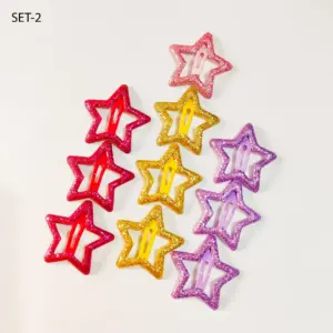 Glittery Star Side Clip (10 pcs) EI5-1-A
