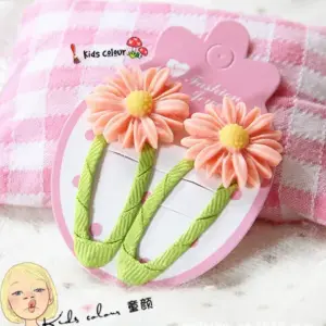 Peach Daisy Clip EI5-11-5