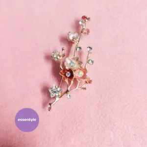 Cherry Blossom Stone Broach EI4-2-1