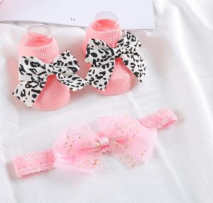 Korean version baby headband and socks gift set (EI2-5-1)
