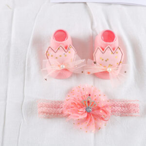 Korean version baby headband and socks gift set (EI2-5-10)