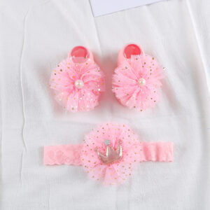 Korean version baby headband and socks gift set (EI2-5-9)