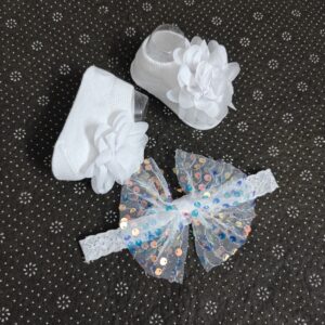 Korean version baby headband and socks gift set (EI2-5-2)