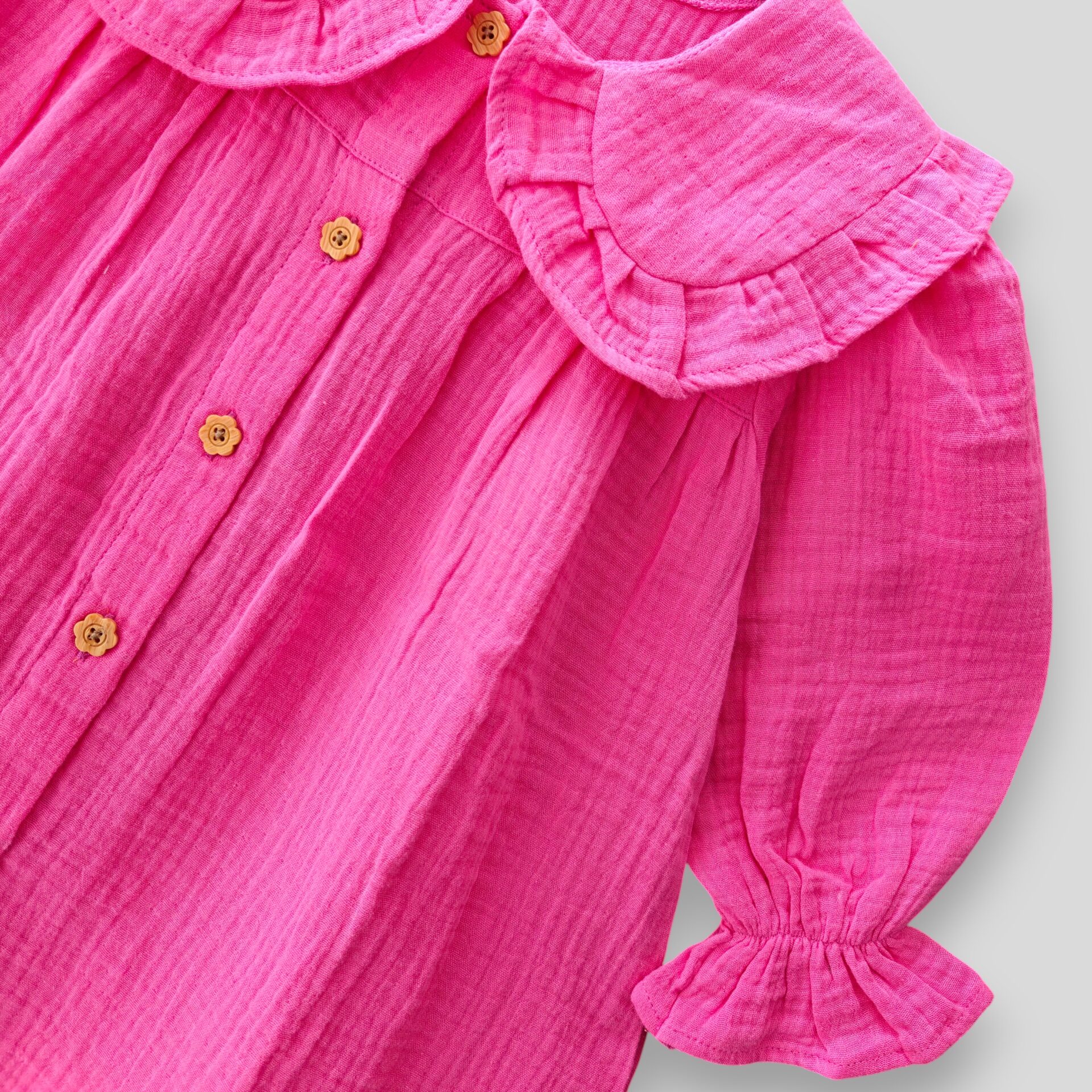 Pink muslin top-pant set E27T3 - Image 2